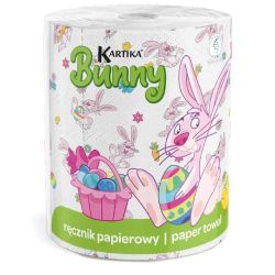 Papīra dvieļi kartika bunny3 sl 200 1gab