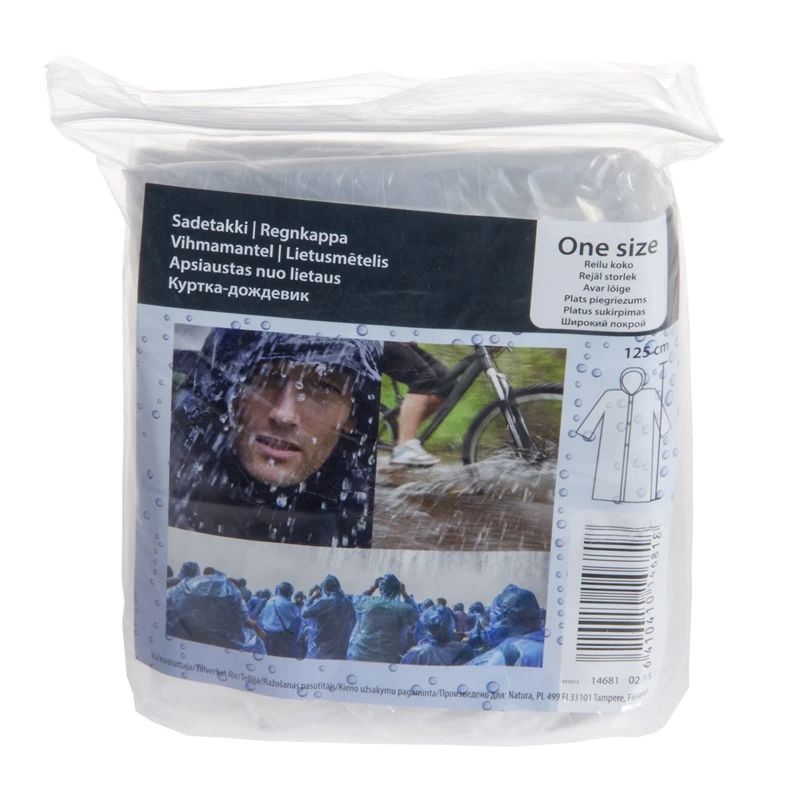 Jaka lietus ar kapuci vīr 125cm