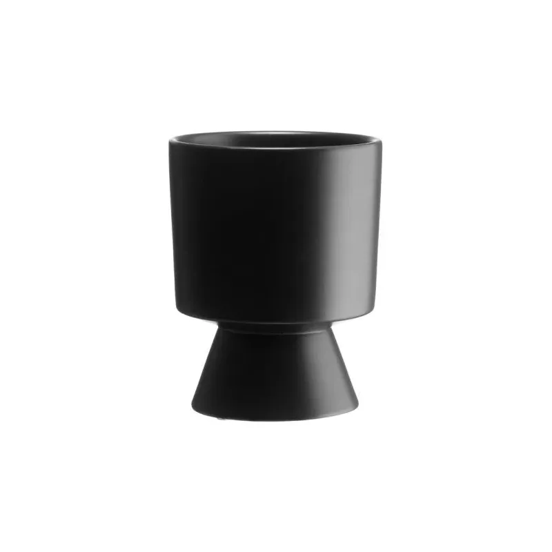 Puķu pods 4Living 644406, akmens, melna