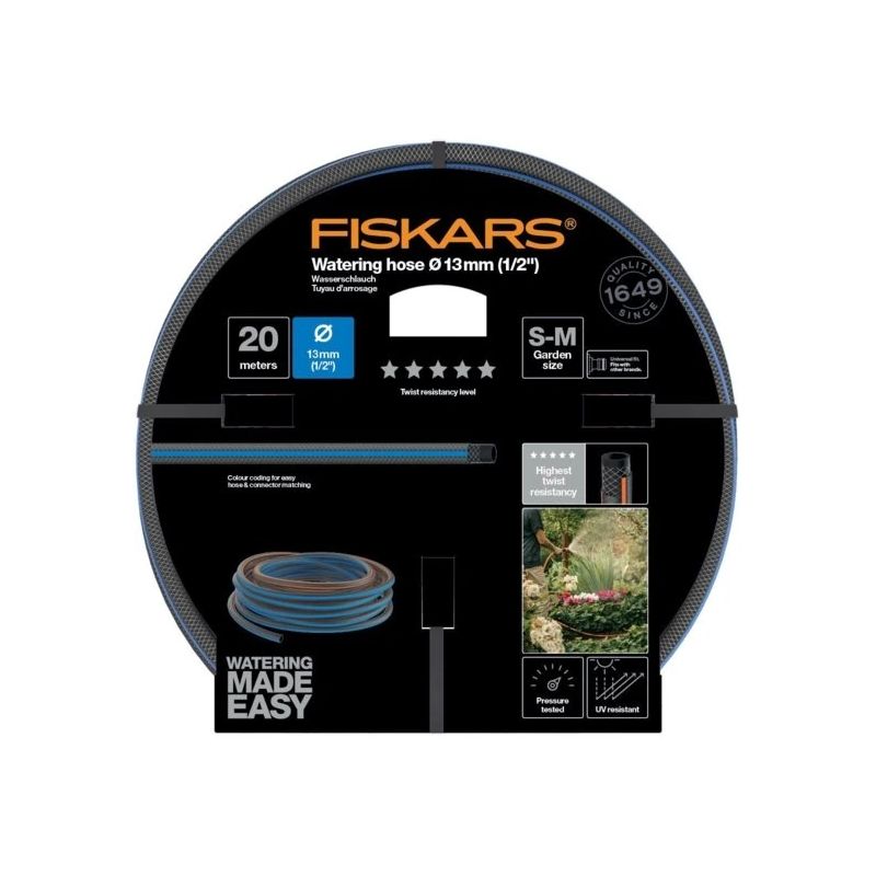 Šļūtene 1-2 fiskars, 20m q5
