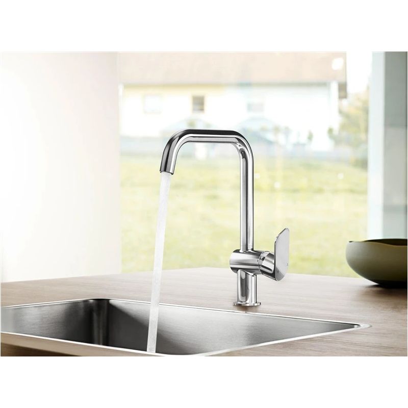 Кухонный смеситель Oras Linea, хромовый