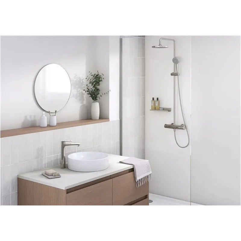 Dušas komplekts ar termostata jaucējkrānu Oras Linea 1692NU, hroma