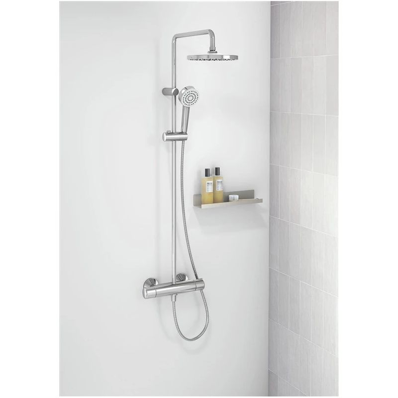 Душевой набор с термостатическим смесителем Oras Linea 1692NU, хромовый