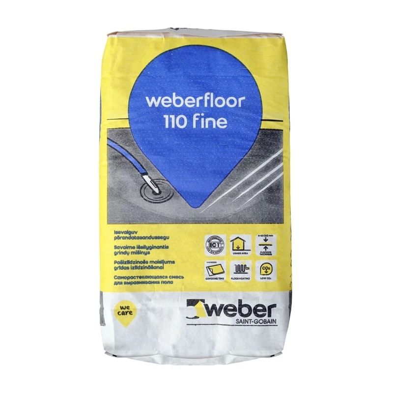 Līdzinātājs grīdu weber 110 4-50mm 20kg