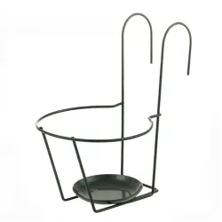 Vazono laikiklis Garden Center 20677, metalas, žalia sp.