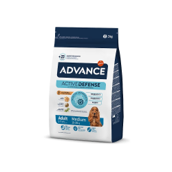 Advance dog medium adult 3,0kg - vidējo šķirņu suņiem ,vista un rīsi,