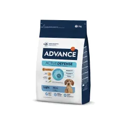 Advance dog mini light 3,0kg - для собак мелких пород с лишним весом ,курица с рисом,