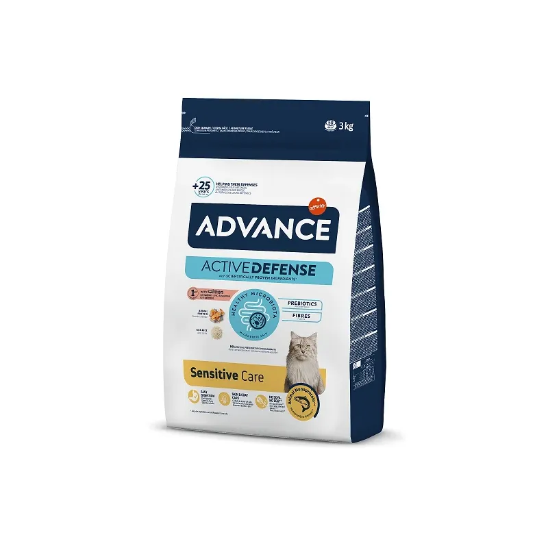 Advance cat adult salmon sensitive 3,0kg - pieaugušiem kaķiem ,lasis un rīsi,