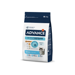 Advance cat kitten 1,5kg - кaķēniem no 2 līdz 12 menešiem ,vista un rīsi,