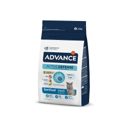 Advance cat sterilized turkey 1.5kg - sterilizētiem kaķiem ,tītars un mieži,