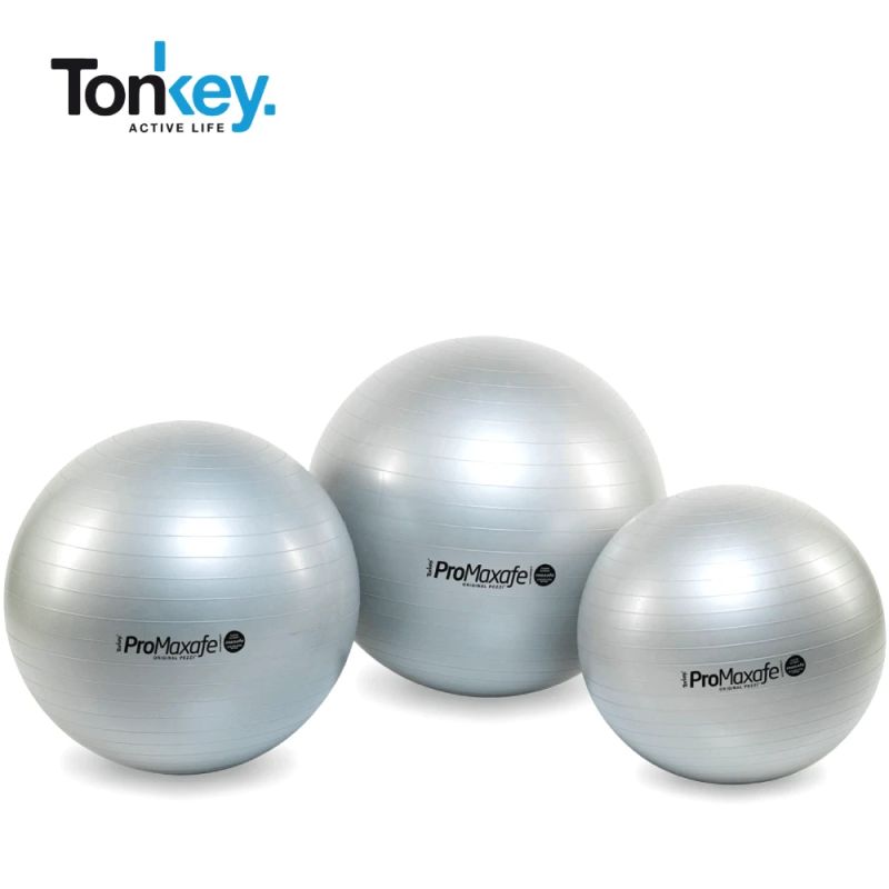 Vingrošanas bumba Original Pezzi PRO Maxafe 75 cm, pelēka