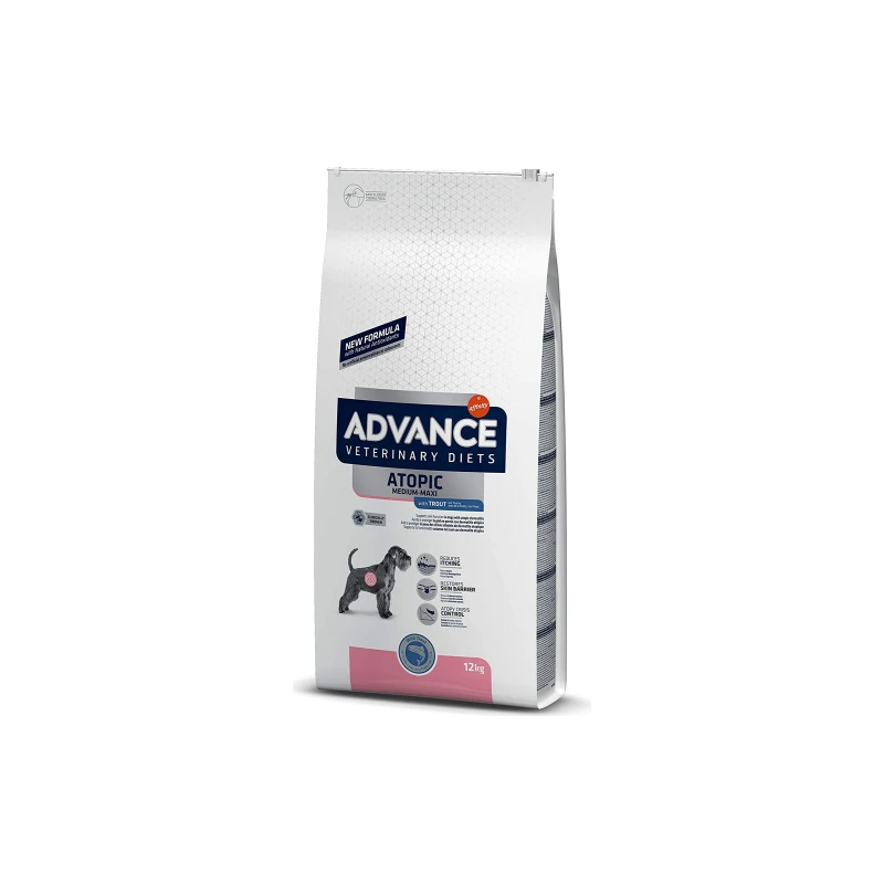 Advance Vet dog Atopic Medium-Maxi ar foreli 12.0 kg