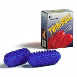 Massage Rollers Tonkey TwinRoll Hard 7cm, Blue