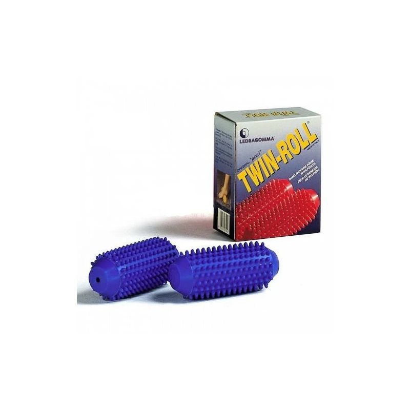 Massage Rollers Tonkey TwinRoll Hard 7cm, Blue