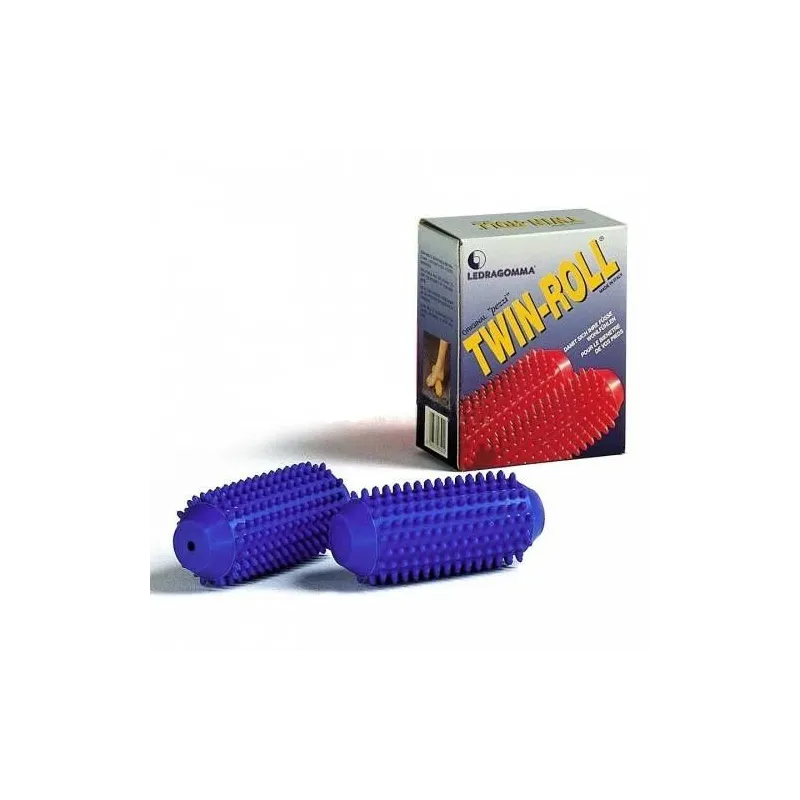 Masāžas rullīši Tonkey TwinRoll Hard 7cm, zili