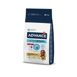 Advance dog sensitive lamb & rice 12,0kg - visu šķirņu suņiem ,jērs un rīsi,