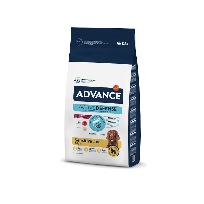 Advance dog sensitive lamb & rice 12,0kg - visu šķirņu suņiem ,jērs un rīsi,