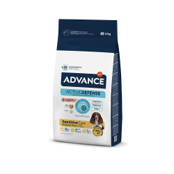 Advance dog sensitive salmon & rice 12,0kg - jutīgiem suņiem ,lasis un rīsi,