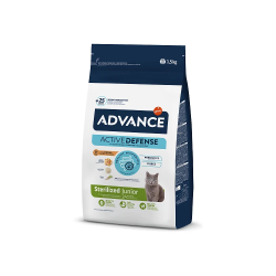 Advance young sterilized 1,5kg - sterilizētiem kaķiem junioriem ,vista un rīsi,