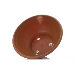 Pods puķu plastm. bowl 60x27cm brūns