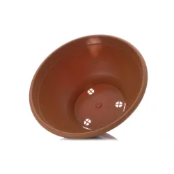 Gėlių vazonas Plasticotto Bowl, plastikinis, ruda sp.
