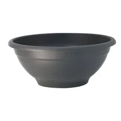 Puķu pods Plasticotto, plastmasa, pelēka krās.