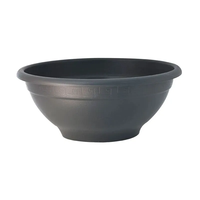 Gėlių vazonas Plasticotto, plastikinis, juoda sp.-pilka sp.