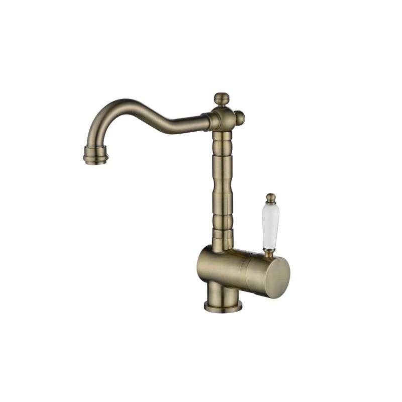 Kitchen faucet Retro Old Brass