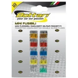 Pingemuundur Bottari B30113 Small Fuse Set 10pcs, mitmevärviline, 12 V, 10 tk