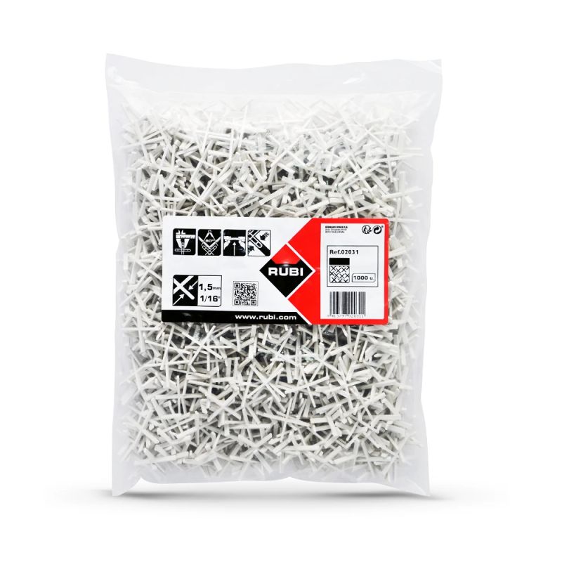 Flīžu krustiņi 1.5 mm, 1000gb.