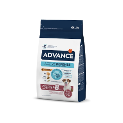 ADVANCE DOG MINI SENIOR 1.5KG - pilvērtīga barība mazo šķirņu suņiem no 7 gadu vecuma