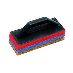 Plastmasas rīvdēlis ar tris švammem SOFT-MEDIUM-HARD