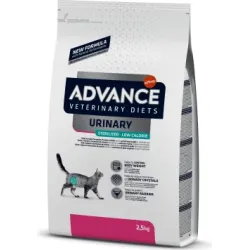 Advance veterinary diets cat urinary low calories 2.5kg - для кошек для здоровья мочевыводящих путей и контроля веса