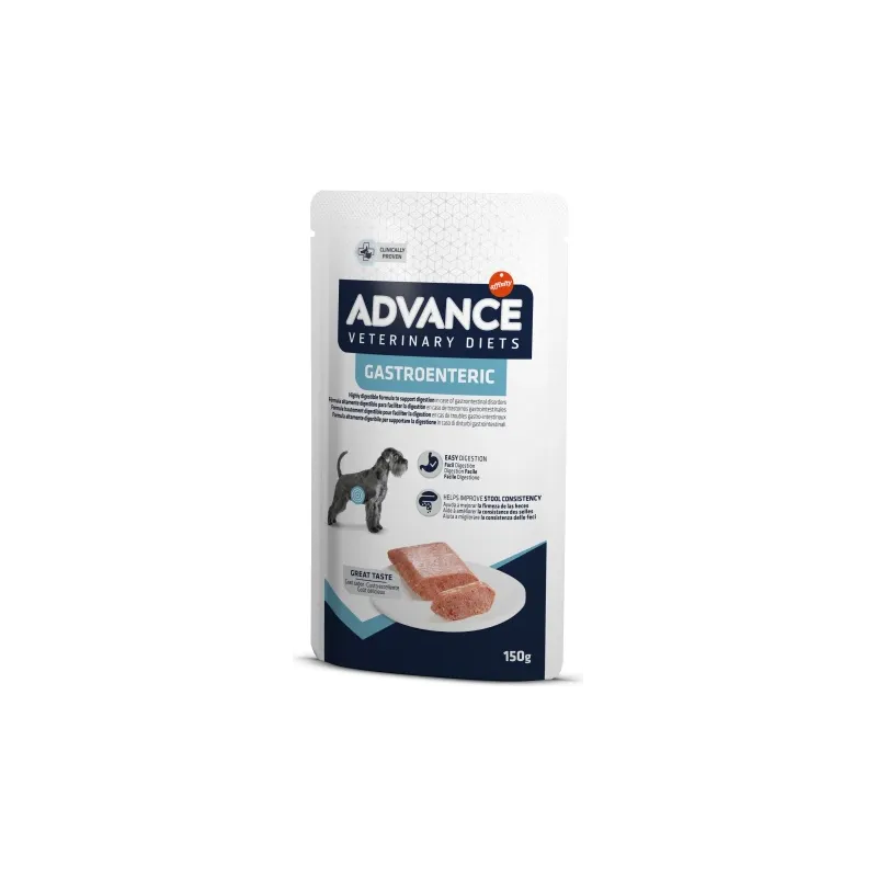 Advance veterinary diets dog gastroenteric 150g - konservi suņiem ar gremosanas traucējumiem ,8gb,