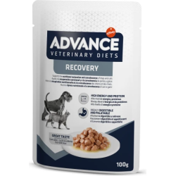 ADVANCE VETERINARY DIETS DOG & CAT RECOVERY 100gr - pilnvērtīga diētiskā barība, konservi suņiem un kaķiem atveseļošanas procesā