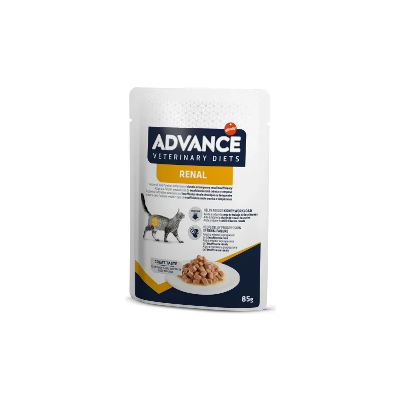 Advance veterinary diets cat renal 85g - konservi kaķiem ar nieru darbības traucējumiem ,12gb,