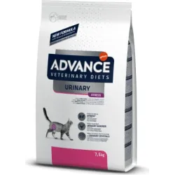 Advance Vet Cat Urinary Stress 7.5kg - Barība kaķiem urīntrakta veselībai ar sastāvdaļām, kas palīdz mazināt stresu