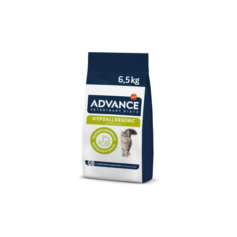 Advance veterinary diets cat feline hypoallergenic 6.5kg - kaķiem ar barības nepanesību un alerģijām