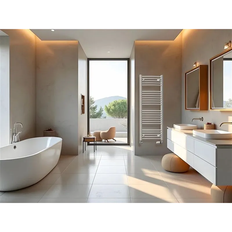 Ūdens dvieļu žāvētājs Koralux Rondo Classic, balta, 50 cm x 122 cm, 507 W