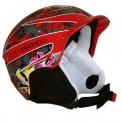 Ski Helmet WORKER PLAYFUL, Red S size