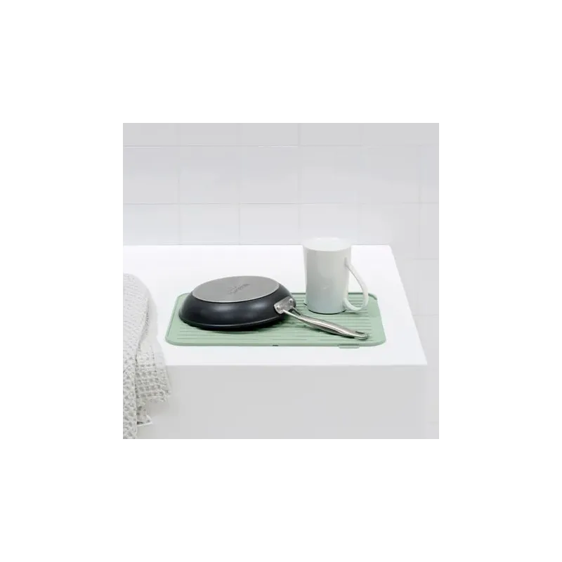 Trauku žāvētājs Brabantia, 32.4 cm, silikons, zaļa krās.