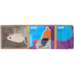 Kaķu skrāpējamais stabs Pet Toys, 38 cm x 12.5 cm x 1.8 cm