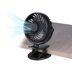 Uzlādējams ventilators ar klipsi 1200mah