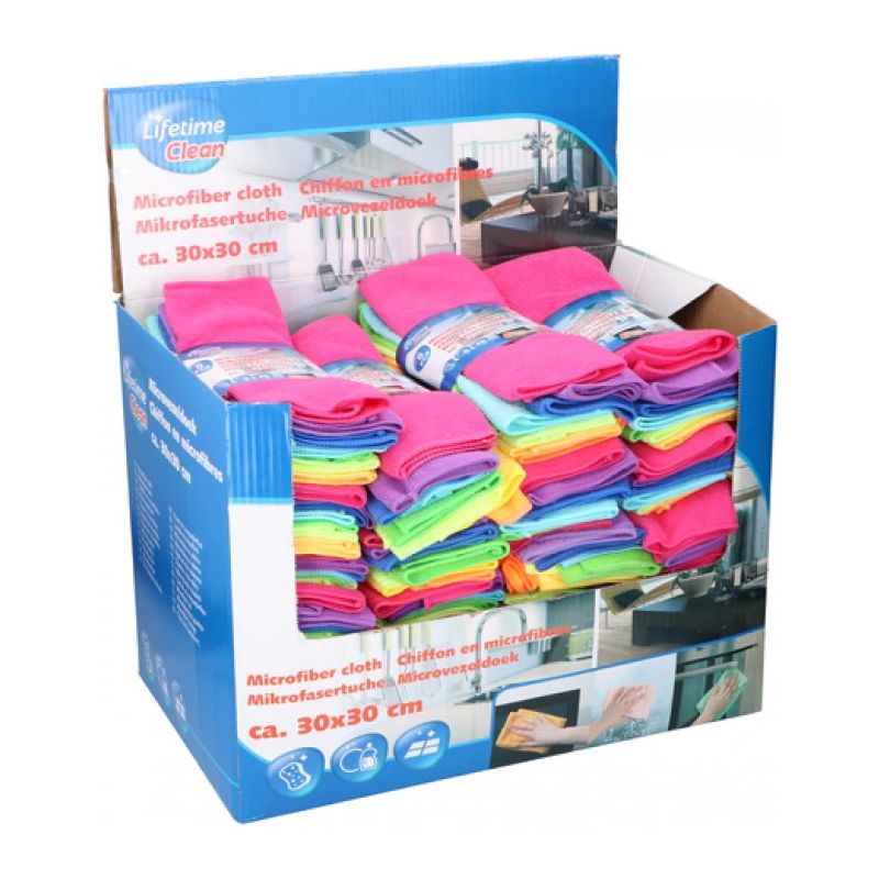 Drānas mikrofibras 30x30cm 8gab