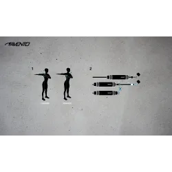 Lecamaukla Avento 42HE, 314 cm, zila krās.-melna krās.