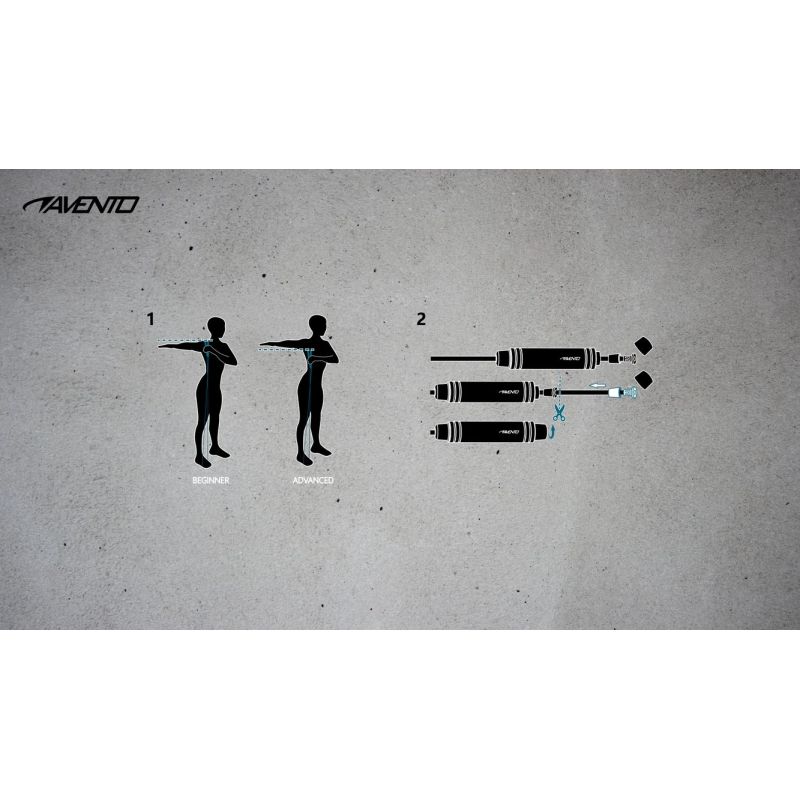 Lecamaukla avento 42he 314 cm melns-zils