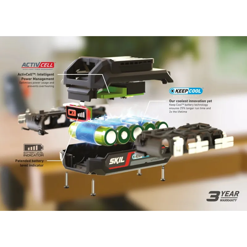 Akumulatora un lādētāja komplekts Skil 3110AA, 18 - 20 V, li-ion, 2500 mAh