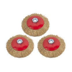 Birstes tēr.el.nezāļu birstei 125mm 3gab