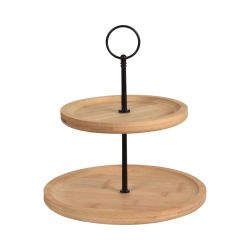 2 stāvu bambusa paplāte 215 mm un 165 mm