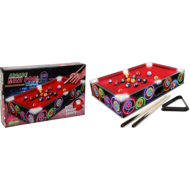 Galda biljards ar led 48.5x30cm